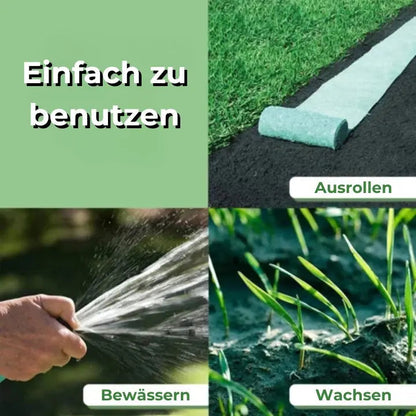 Lawn Revitalization Roll | Quick Coverage for Bald Spots & Discoloration | Permeable & Customizable | Perfect for Gardens & Lawn Edges