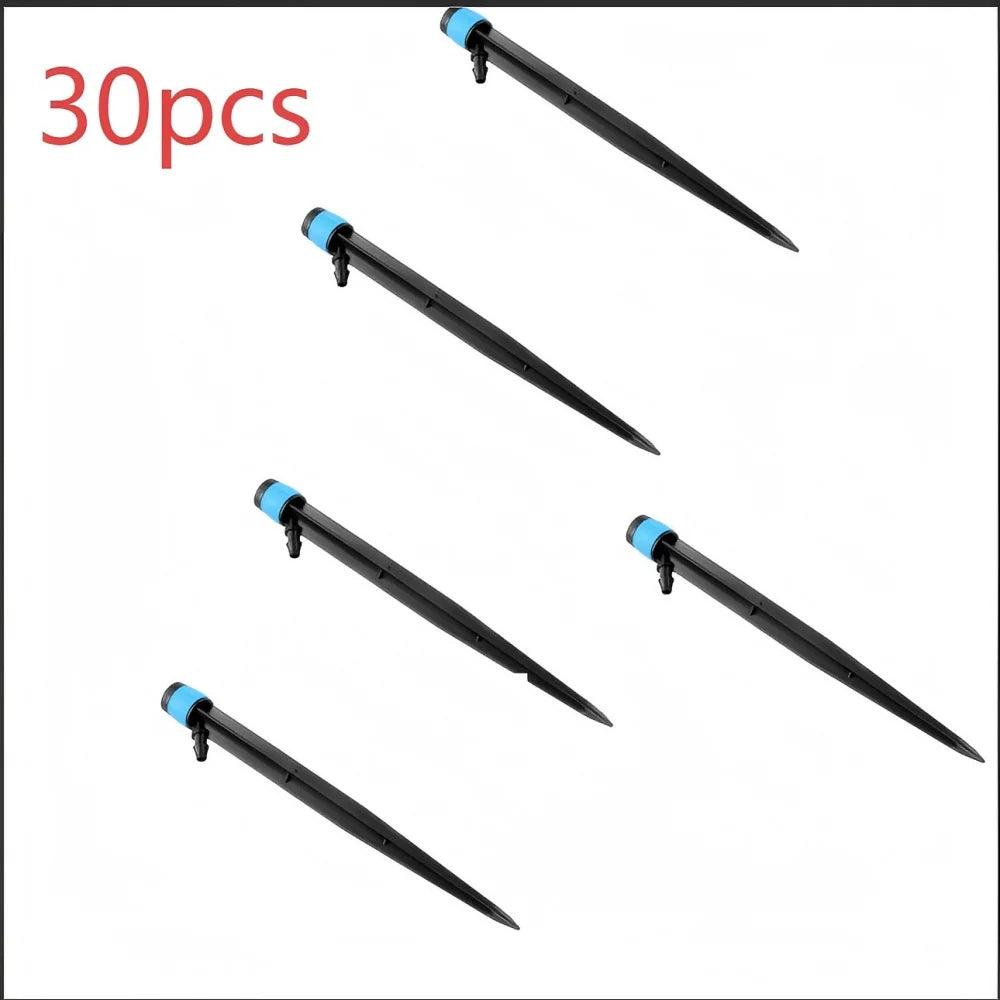360-Degree Spray Nozzle Set with 30 Pieces | Adjustable Garden & Greenhouse Irrigation | Compatible with 4/7 mm Hoses | Accessories