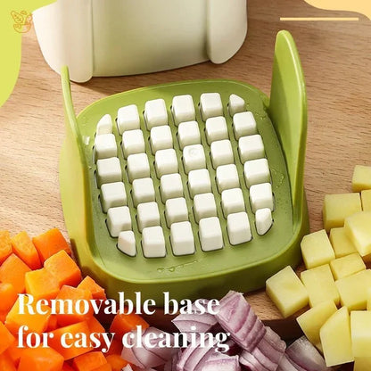 2-in-1 Vegetable Cutter for Dicing and Slicing