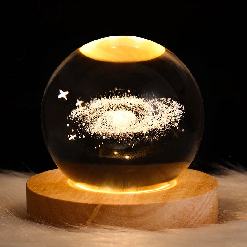 Enchanting 3D Crystal Night Light - LuminaSphere