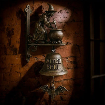 Weatherproof Decorative Doorbell Luna – Antique Witch Design for Indoors and Outdoors