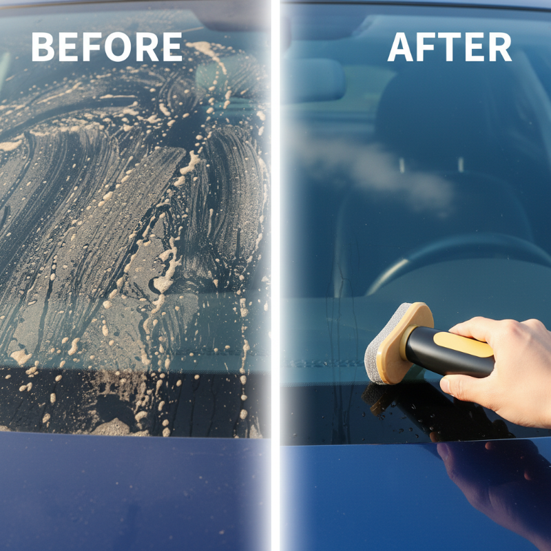 Instant Restoration of Crystal Clear, Water-Repellent Windshields