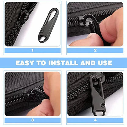 Metal Zipper Repair Clip – QuickFixMate for Jackets, Luggage & Backpacks | Installs in Seconds Without Tools | 5+5 Bundle