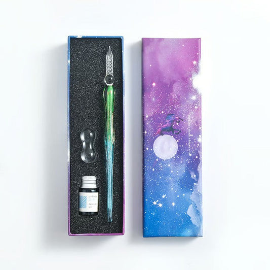 Artisan Elegance Handcrafted Dip Pen and Ink Set