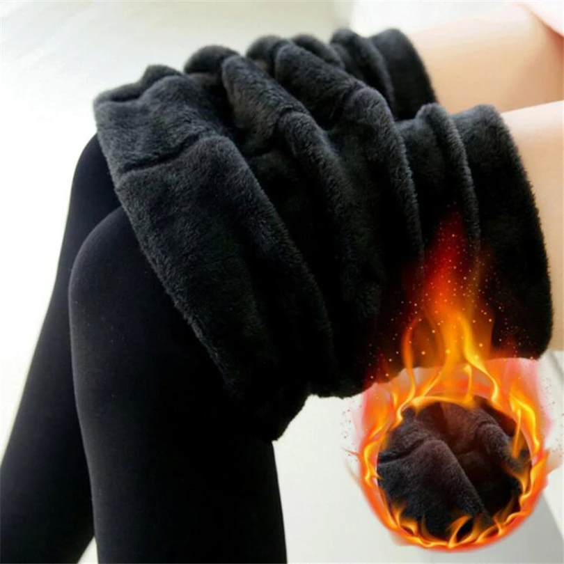 Winter Warmth: Luxe Fleece-Lined Leggings for Women