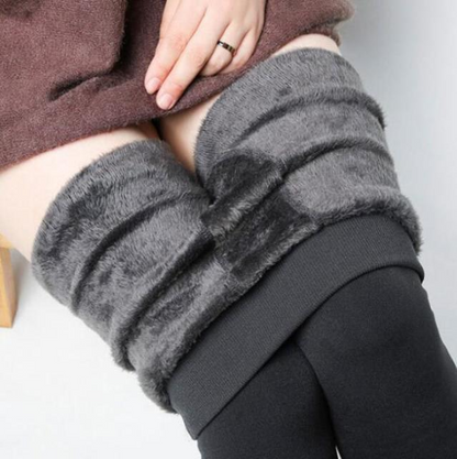 Winter Warmth: Luxe Fleece-Lined Leggings for Women