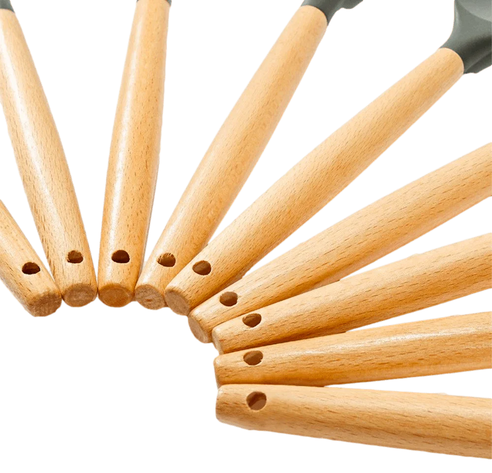 Complete 11-Piece Kitchen Utensil Set in Stylish Jar