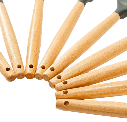 Complete 11-Piece Kitchen Utensil Set in Stylish Jar