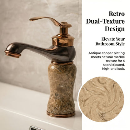 European Style Basin Faucet in Marble Finish