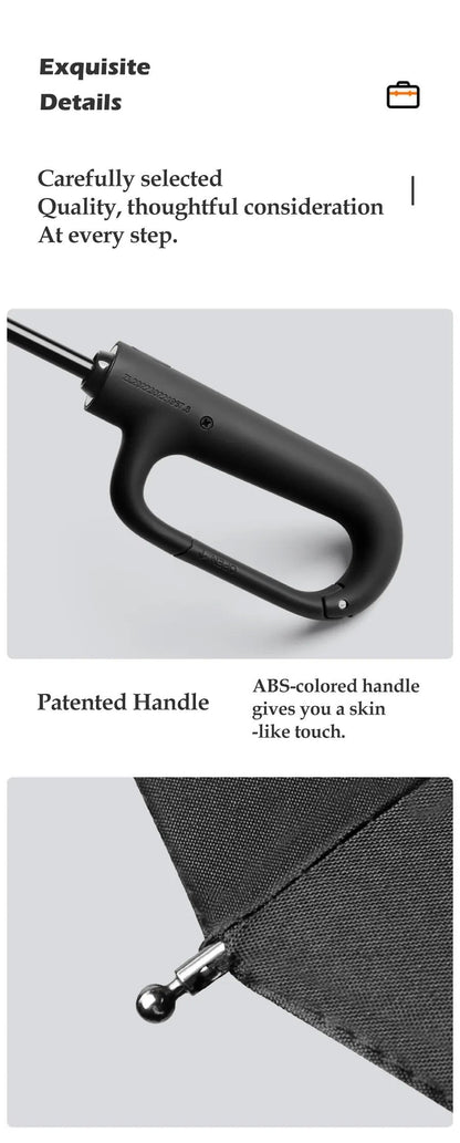Hands-Free Umbrella with Unique Ring Handle