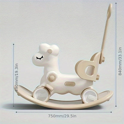 2-in-1 Baby Rocking Horse and Balance Bike - Safe and Fun Toy