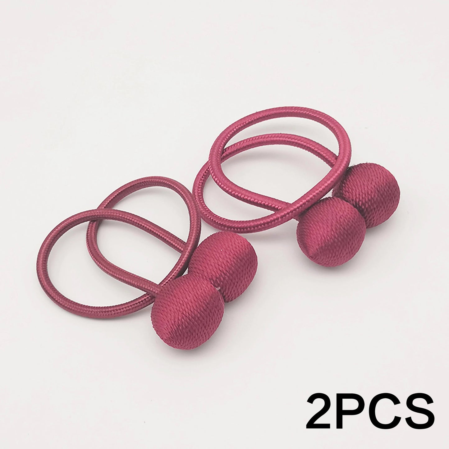 Magnetic Curtain Holders Set of 2 | Modern Design with Adjustable Cords for Living Room and Bedroom Curtains