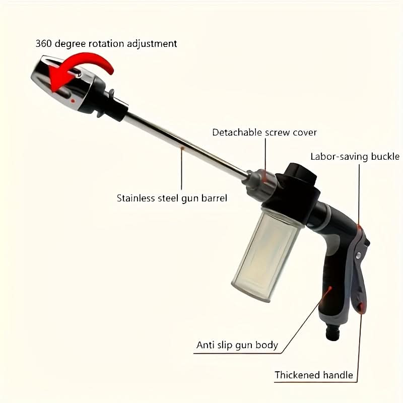 High-Pressure Water Spray Nozzle for Car Washing and Irrigation