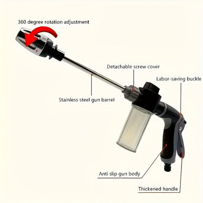 High-Pressure Water Spray Nozzle for Car Washing and Irrigation