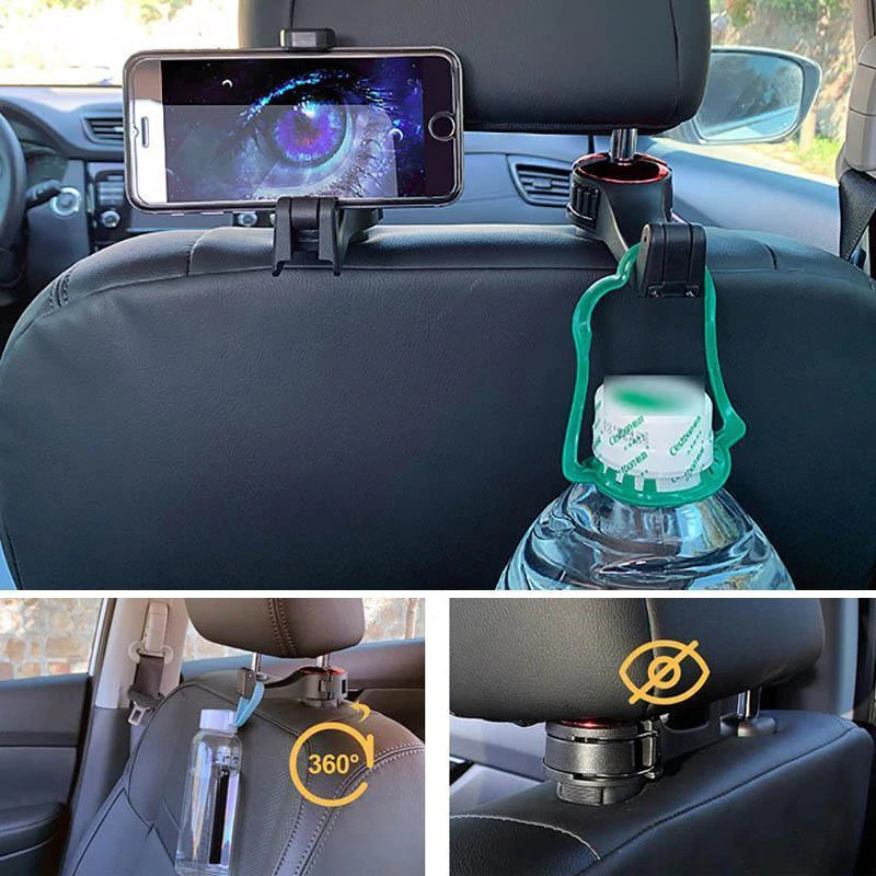 50% Discount | Car Headrest Hooks - Last Day Sale
