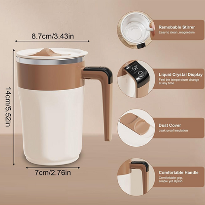 Effortless Hands-Free Drink Mixer for Perfectly Blended Beverages