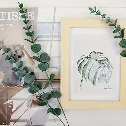 Artificial Eucalyptus Arrangement – Decorative Centerpiece for Get Well or Hanukkah