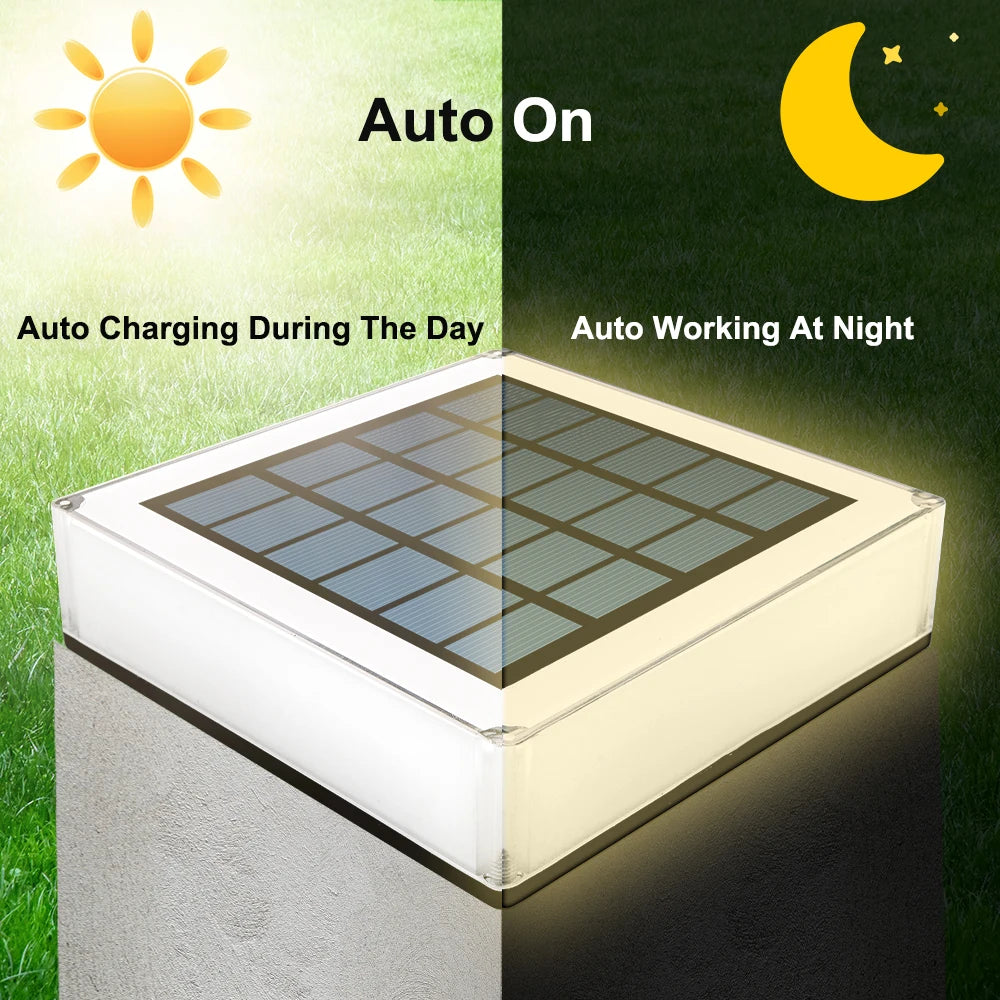 Solar LED Outdoor Light | IP65 Waterproof | Color Changing 3000–6000K | Garden & Patio
