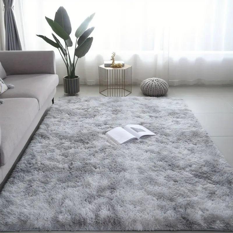 Soft Area Rug | Plush & Non-Slip | Tie-Dye Pattern | 31x47 inches