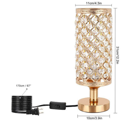 Contemporary Crystal Table Lamp for Stylish Home Lighting