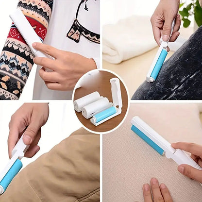 Get 1 Free | Sticky Roller for Instant Removal of Pet Hair and Lint from Any Fabric