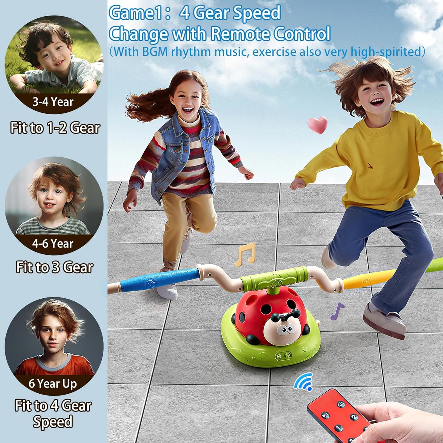 Adventure Exploration Set - 3-in-1 Ring Toss and Rocket Games