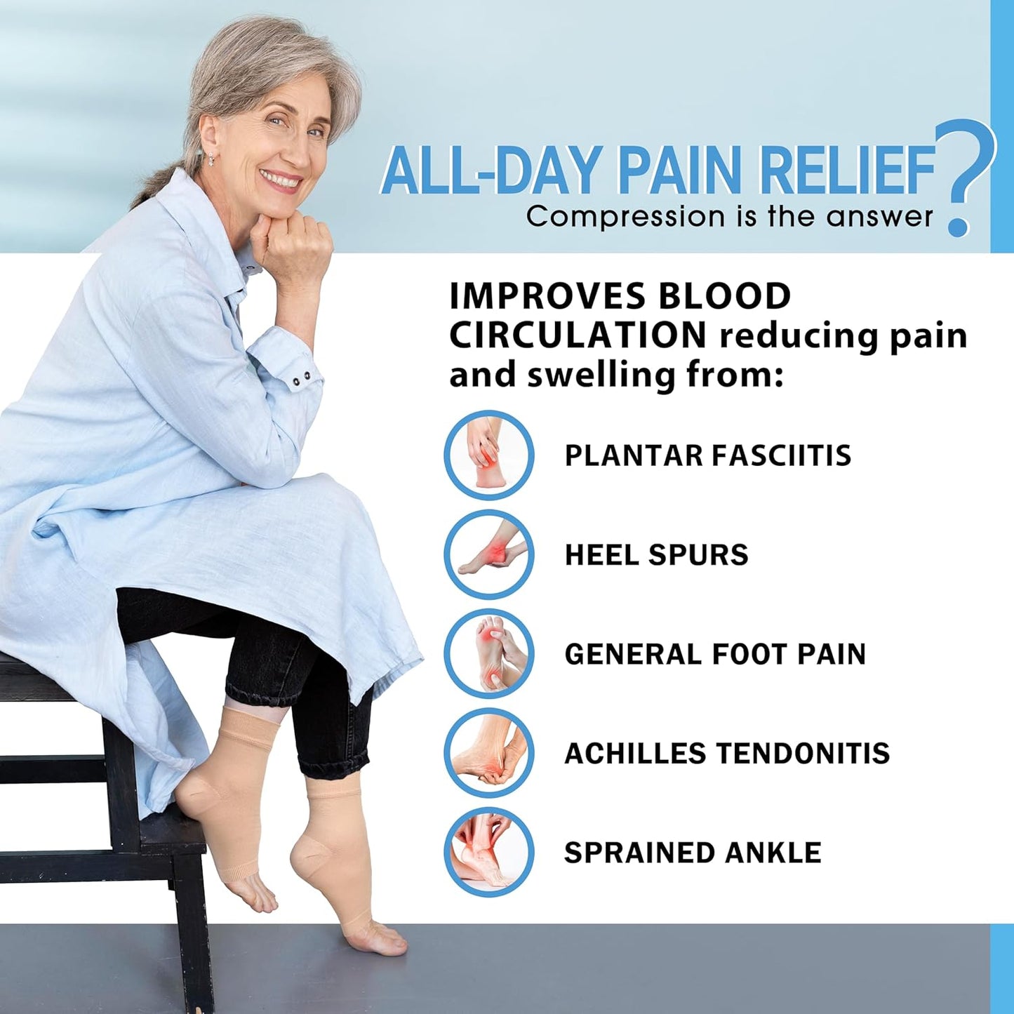 Quick Relief for Foot Pain and Swelling - StrideEase