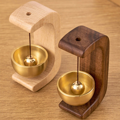 Wooden Magnetic Door Chime with Gentle Melody | Easy Install