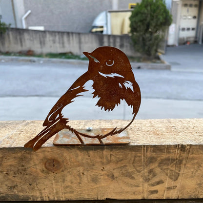 Garden Stake Bird Silhouettes | Rustic Metal | Set of 3 | Country Decor
