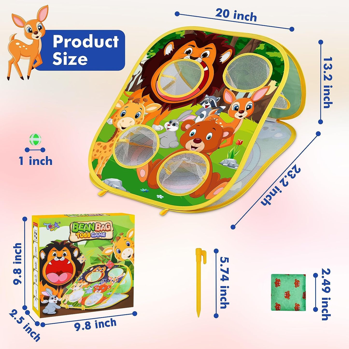 Sandbag Toss Game for Kids - Endless Outdoor Fun Activity