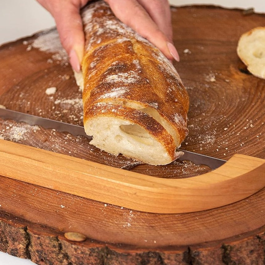Precision Slicing Bread Knife for Perfectly Shaped Loaves