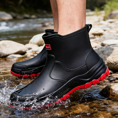 Ankle Rain Boots for Outdoor Use - Waterproof Footwear