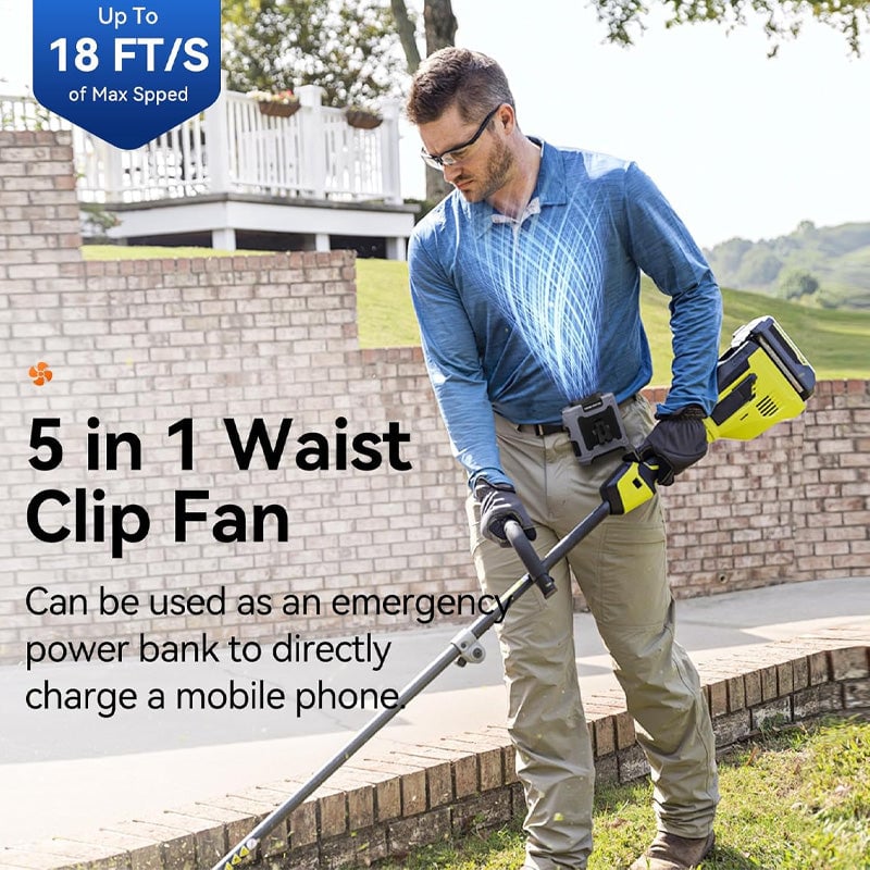 USB Hands-free Fan Belt for Comfortable Airflow