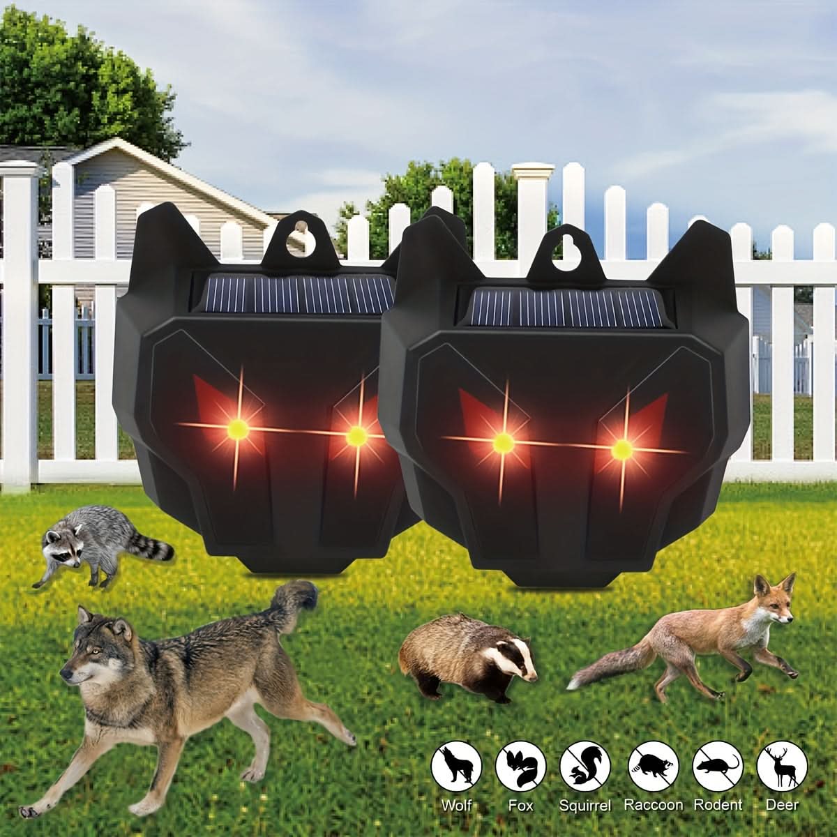 Solar-Powered Animal Deterrent