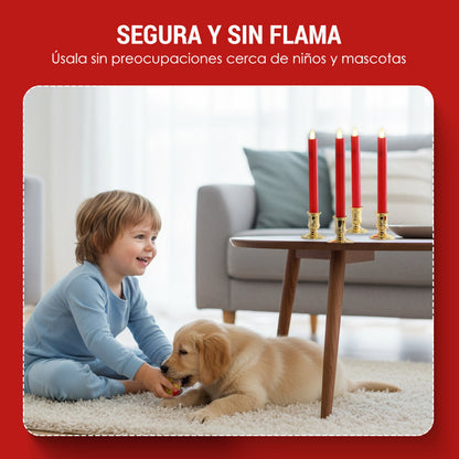 Remote-Controlled Safe Realistic Candlelight Atmosphere