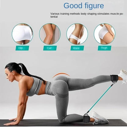 Versatile 5-Pack Ankle Workout Resistance Bands Set