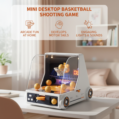 Instant Arcade Basketball Fun for Enhanced Focus and Coordination