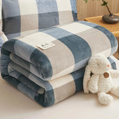 Cozy Flannel Blanket | Thick, Soft & Warm | Year-Round Use