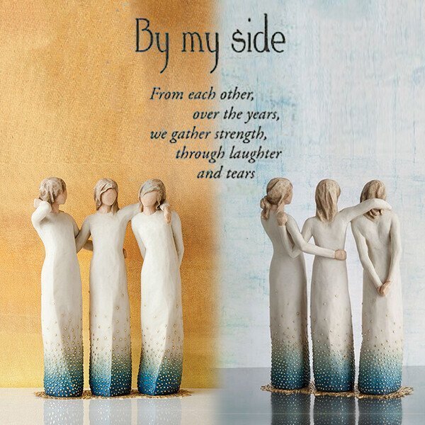Hand-Painted Sculpted Figure – By My Side Design