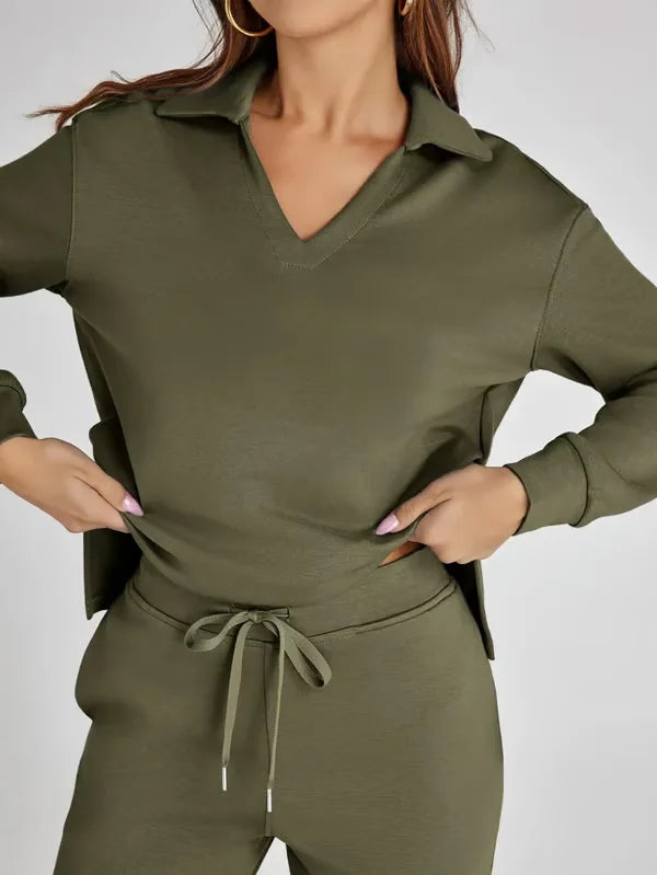 Cozy Hoodie Set in Violet | Stylish and Comfortable Lounge Wear