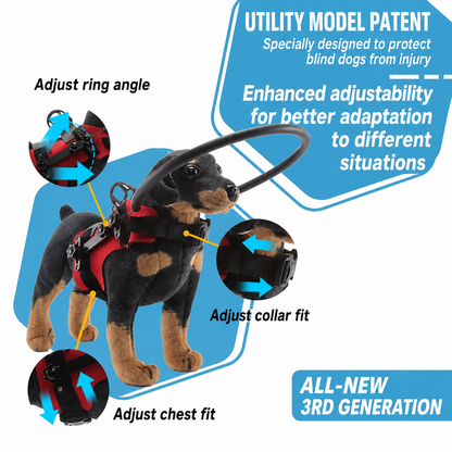 Mobility Support Harness for Dogs with Visual Impairment