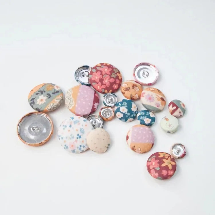 Custom Fabric Button Maker with One-Click Design System