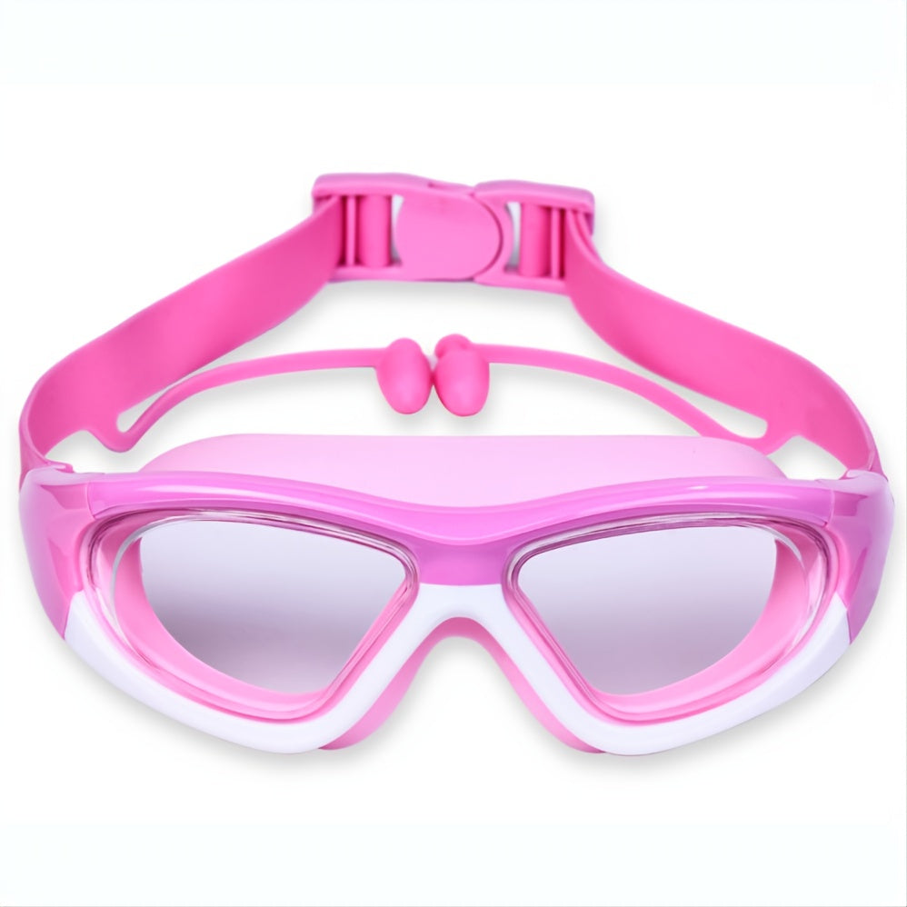Kids' Swim Goggles with Oversized Frame – Comfortable & Anti-Fog for Fun
