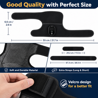 Cordless Heating Pad for Knees – 3-in-1 Design with Temperature Control