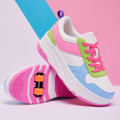 Patchwork Design Outdoor Sneakers for Walking