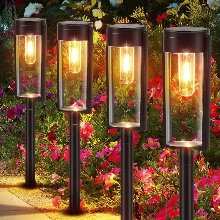 Seamless Solar Garden Path Lighting for Walkways