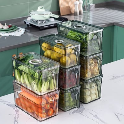 Clear Storage Solution for Enhanced Organization and Freshness