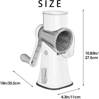 Rotary Cheese Grater with 5 Functions