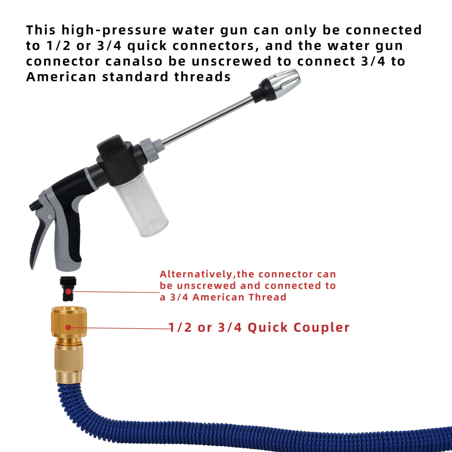 Outdoor High-Pressure Cleaning Sprayer for Efficient Washing