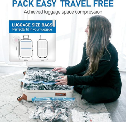Instantly Create More Space by Compressing Your Clothing